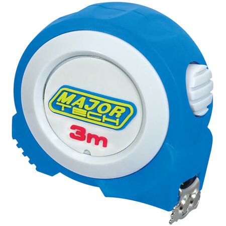 3m Tape Measure | Class I Accuracy | Magnetic Tip & Rubber Grip | Nylon Coated by Majortech