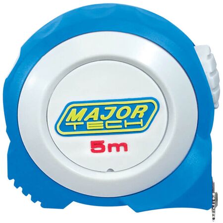 5m Tape Measure | 25mm Width | Class I Accuracy & Magnetic Tip | Rubberized Housing by Majortech