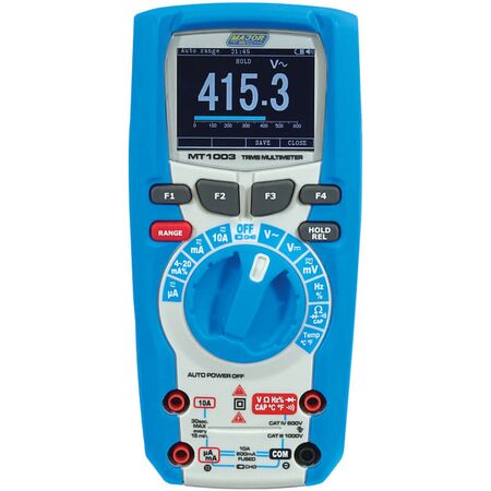 1000V AC/DC True RMS Multimeter | Heavy Duty Measurement | TFT LCD Display | Datalogging by Majortech