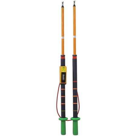 11kV High Voltage Phasing Stick | 12kV Full Scale | Neon Indicator & Scaled Voltmeter | Lightweight Design by Majortech