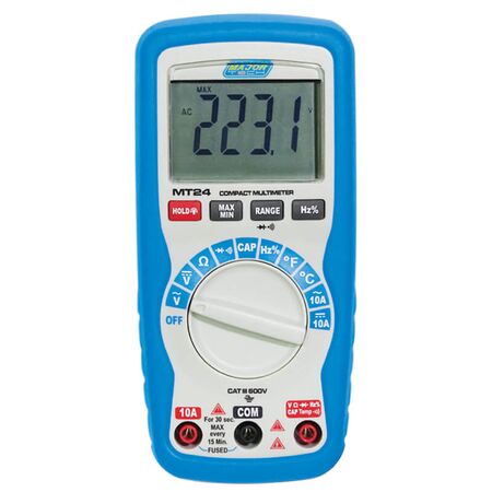 1000V AC/DC Compact Multimeter | Autoranging & Large LCD Display | Durable Design by Majortech