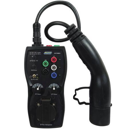 Electric Vehicle Supply Equipment Adaptor | 10A Current Range | Type 1 & Type 2 Compatibility | PE Pre-Test by Majortech