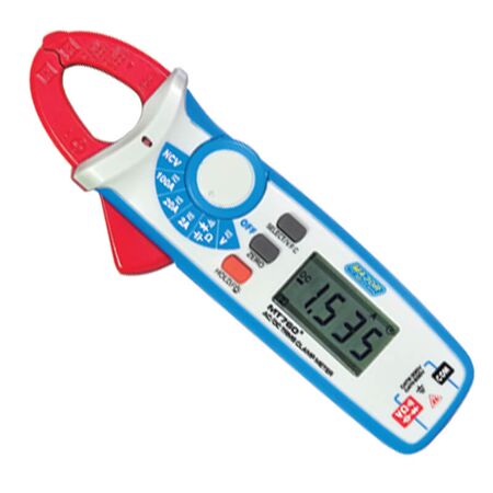 100A AC/DC Clamp Meter | True RMS Measurement | Non-Contact Voltage Detection | Backlit LCD by Majortech