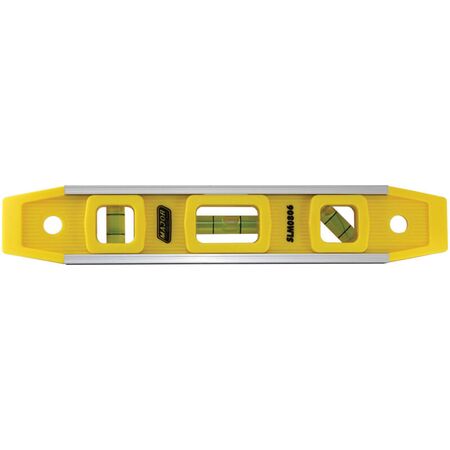 Magnetic Spirit Level | 200 mm Range | UV-Protected Vials & Magnetic Base | Durable Plastic by Majortech
