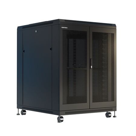 18RU Server Rack | 800mm x 800mm | Perforated Doors | Cable Management by Certech