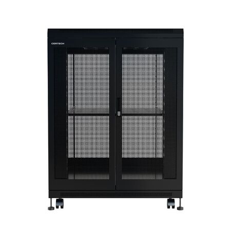 18RU Server Rack | 800mm x 800mm | Perforated Doors | Cable Management by Certech
