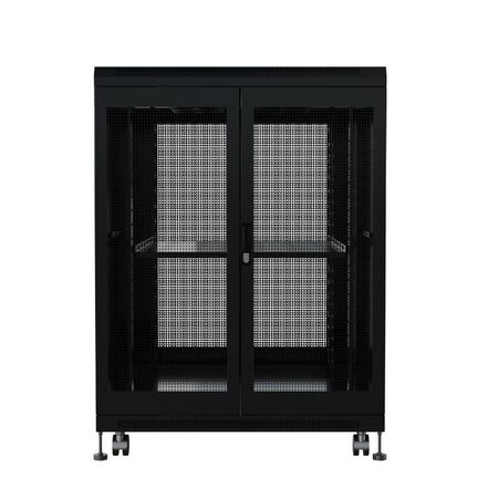 18RU Server Rack | 800mm x 800mm | Perforated Doors | Cable Management by Certech