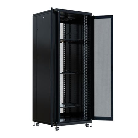 42RU Server Rack | 800mm x 900mm | Perforated Doors | Cable Management by Certech