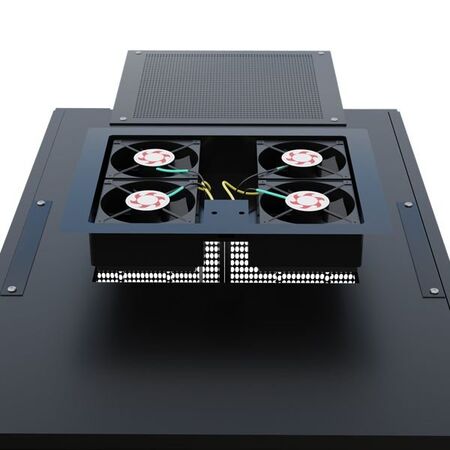 Server Rack 45RU | 600mm x 1000mm | 1500kg Load | Cold Rolled Steel by Certech