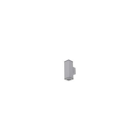ALPHA-2 Up/Down Exterior Wall light GU10 LED 2 X 6W 240V IP65 - Anodised Aluminium