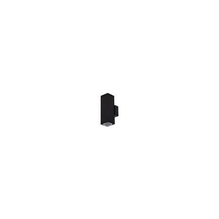ALPHA-2 Up/Down Exterior Wall light GU10 LED 2 X 6W 240V IP65 - Textured Black