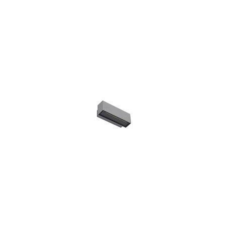BLOCK-12 240V 12W Two Way LED Wall Light - Silver Finish