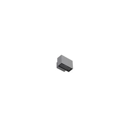 BLOCK-6 240V 6W Two Way LED Wall Light - Silver