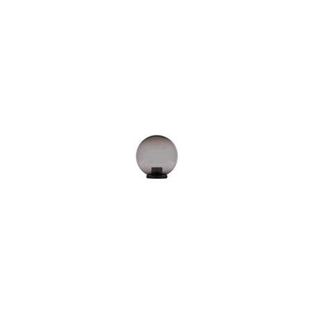 POLYSPHERE 300mm Sphere 240V Polycarbonate Garden Light - Black Base - E27