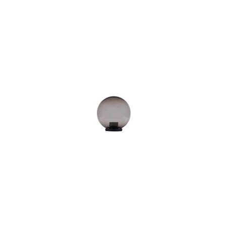 POLYSPHERE 400mm Sphere 240V Polycarbonate Garden Light - Black Base - E27