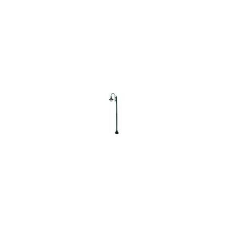 GT-1068 Monaco Single Head Plain Post - Powder Coated Finish / E27
