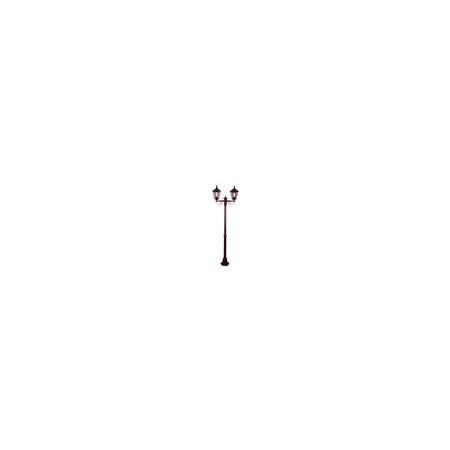 GT-137 Chester Twin Head Medium Post Light - Powder Coated Finish / B22
