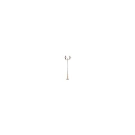 GT-140 Chester Twin Head Tall Post Light - Powder Coated Finish / B22