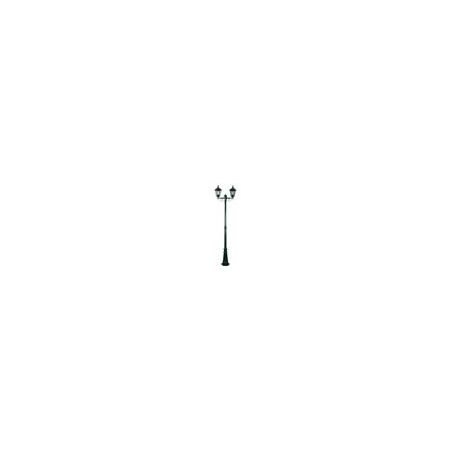 GT-140 Chester Twin Head Tall Post Light - Powder Coated Finish / B22