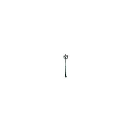 GT-142 Chester Three Head Tall Post Light - Powder Coated Finish / B22