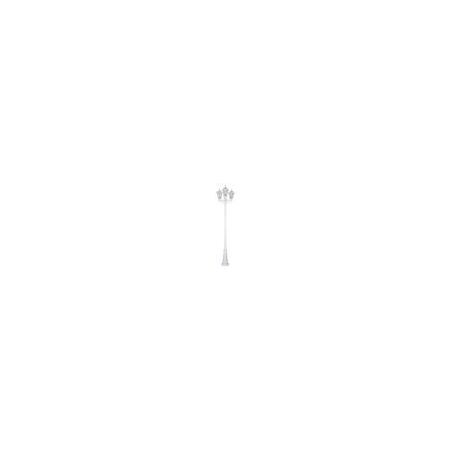 GT-142 Chester Three Head Tall Post Light - Powder Coated Finish / B22