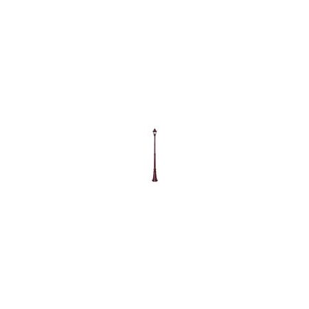 GT-238 Paris Single Head Tall Post Light - Powder Coated Finish / B22