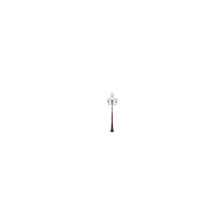 GT-626 Lisbon Four 25cm Spheres Curved Arms Tall Post Light - Powder Coated Finish / E27