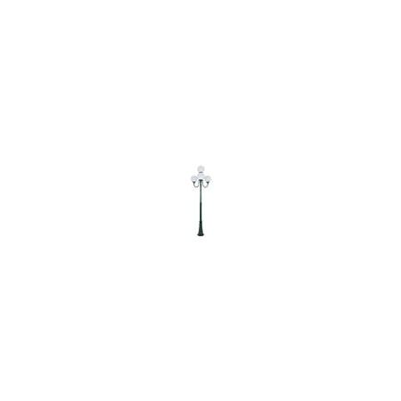 GT-626 Lisbon Four 25cm Spheres Curved Arms Tall Post Light - Powder Coated Finish / E27