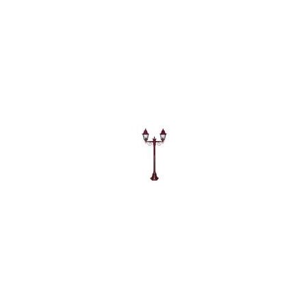 GT-235 Paris Twin Head Short Post Light - Powder Coated Finish / B22