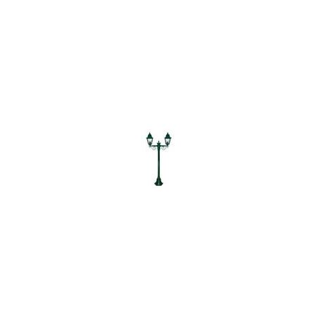 GT-235 Paris Twin Head Short Post Light - Powder Coated Finish / B22