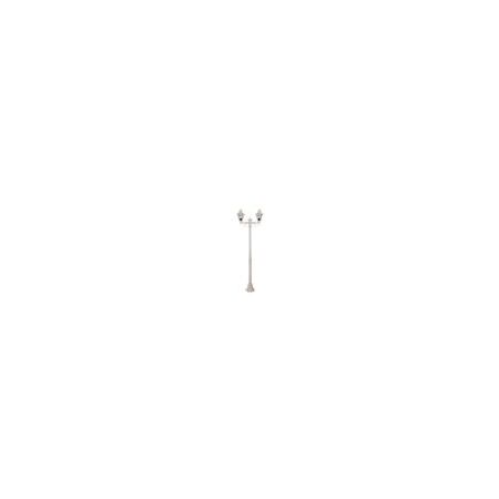 GT-237 Paris Twin Head Medium Post Light - Powder Coated Finish / B22