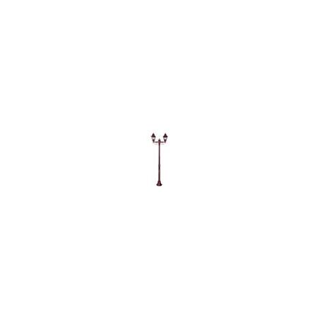 GT-237 Paris Twin Head Medium Post Light - Powder Coated Finish / B22