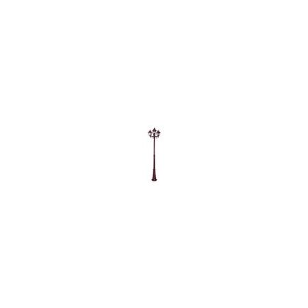 GT-242 Paris Triple Head Tall Post - Powder Coated Finish / B22