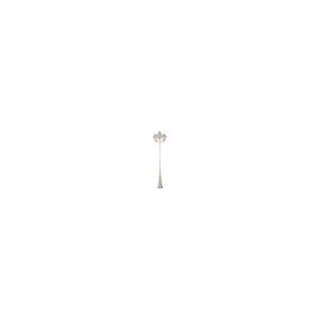 GT-282 Avignon Triple Head Tall Post Light - Powder Coated Finish / B22