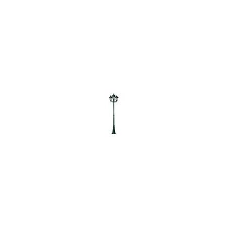 GT-432 Turin Triple Head Tall Post Light - Powder Coated Finish / B22