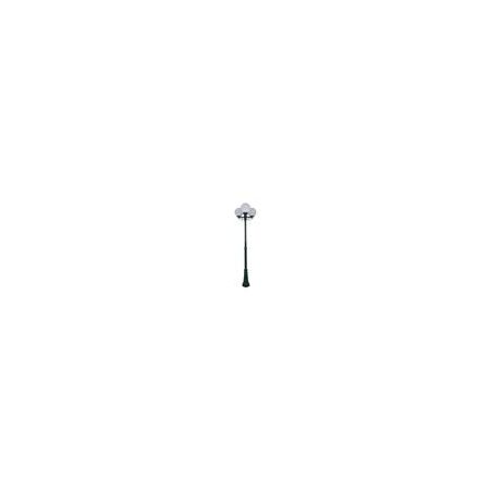 GT-562 Siena Triple 25cm Spheres Tall Post - Powder Coated Finish / E27