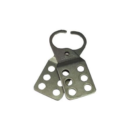 Stainless Steel Lockout Hasp | 304 Material | 6 Padlock Holes | 30mm Jaw Diameter by Cirlock