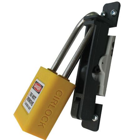 MCB Lockout Device | Reinforced Nylon | 7mm Padlock Hole | Grey by Cirlock