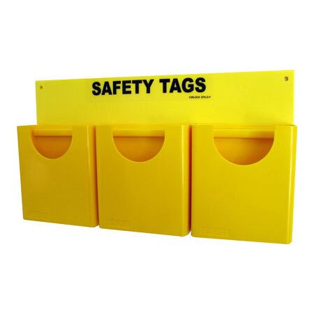 Swing Frame A Frame Stand | 3 Compartments | Heavy Duty HDPE | Yellow by Cirlock