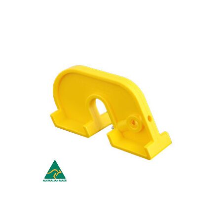 Universal Lockout Device for Extra Large MCCB's | 19mm Toggle Size | Durable Nylon & Zinc-Plated Metal | Yellow by Cirlock