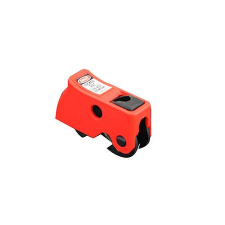 No Tool Universal Lockout for MCBs | Pack of 2 | Chemical Resistant Plastic & Padlock Holes | Red by Cirlock