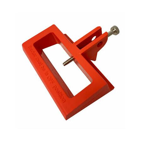 No Tool Universal Lockout for MCB's | Fits Toggles Up to 75mm | Red | Pack of 2 by Cirlock
