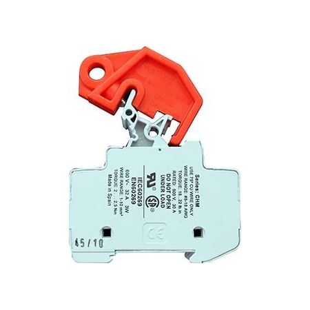 Universal Lockout Device for Fuse Holders | Durable Nylon & Zinc-Plated | High Visibility Red by Cirlock