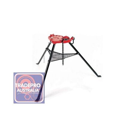 Tri-stand Chain Vice 150mm | Heavy-Duty Steel | Secure Clamping for Round Pipes | Stable Design by Tradepro