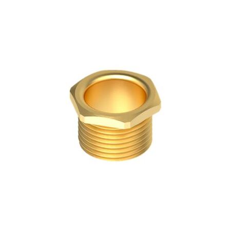 20mm Male Brass Bush Short | Durable Brass Construction | Compact Design | Standard Pipe Connection by Tradepro Australia Pty Ltd