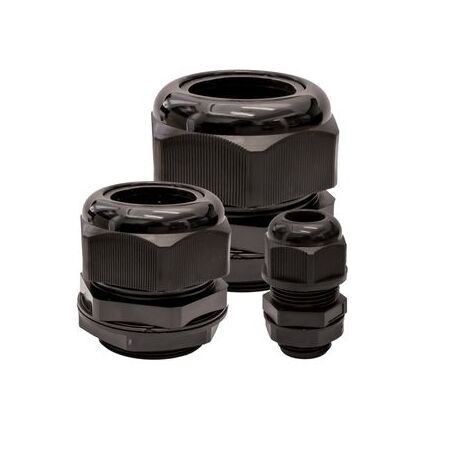 Cable Gland 12mm Nylon | 4-6mm Cable Diameter | Premium Quality | Strain Relief by Tradepro