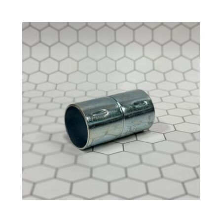 25mm Galvanised Coupling | Push On Design | Corrosion Resistant | Non-Threaded by Tradepro Australia Pty Ltd