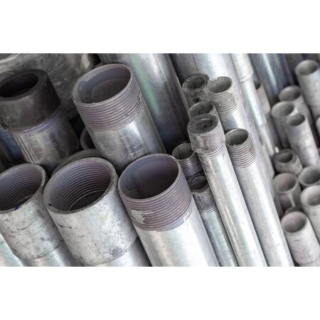 50mm Galvanised Steel Conduit | Hot Dip Coating | Screwed Connections | 4 Meters by Tradepro Australia Pty Ltd
