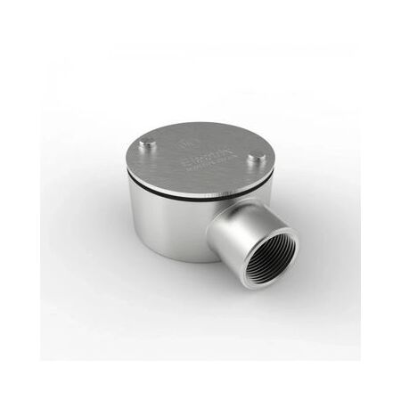 316 SS Junction Box 20mm 1 Way | IP67 Rated | Durable Construction | Includes Lids & Screws by Tradepro Australia Pty Ltd