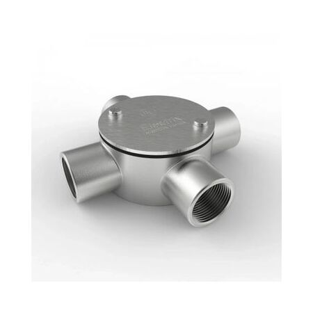 4 Way Junction Box 25mm | IP67 Rated | 316 Stainless Steel | Compact Design by Tradepro Australia Pty Ltd